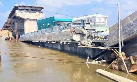 Ai chịu trách nhiệm trong sự cố sập cầu 50 tỷ ở Cà Mau?