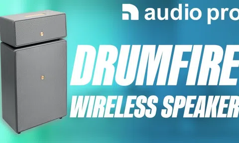 Audio Pro Drumfire – Loa không dây Bắc Âu 300W với thiết kế module độc đáo, bass siêu lực