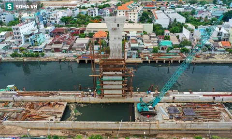 Cảnh khó tin ở dự án ngăn triều lớn nhất TP.HCM - khối bê tông 10.000 tỷ 'đắp chiếu'