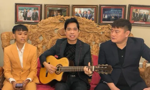 Hồ Văn Cường xuất hiện bên Ngọc Sơn, bầu Thụy sau loạt ồn ào