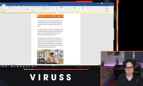 ViruSs: "Tôi tham gia thị trường bao lâu không quan trọng, quan trọng là tôi giàu"