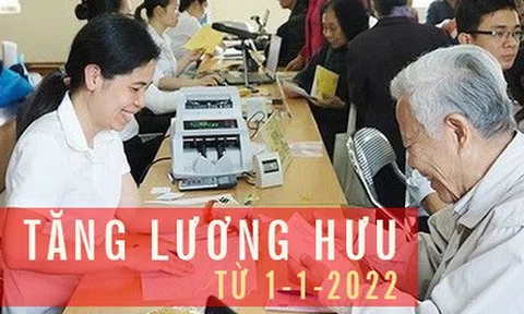 [Infographic] Ai được tăng lương hưu từ 1-1-2022
