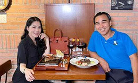 MC Quyền Linh trốn con hẹn hò vợ yêu Dạ Thảo