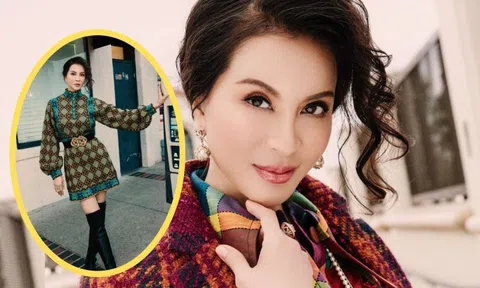 MC Thanh Mai khoe dáng nóng bỏng với vòng eo 58 tại Mỹ