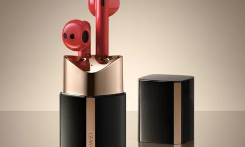 Huawei ra mắt tai nghe FreeBuds Lipstick thiết kế giống thỏi son