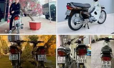 8 chiếc Honda Dream biển số VIP giá vài trăm triệu gây sốt trong năm 2021