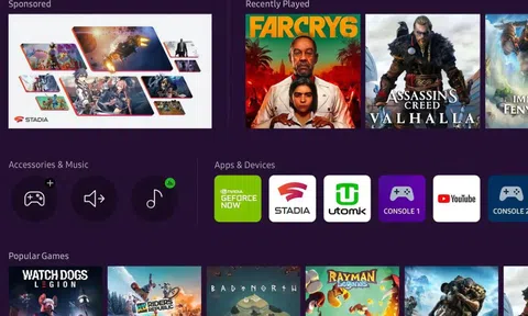 Samsung tuyên chiến Apple với nền tảng chơi game trực tuyến trên TV