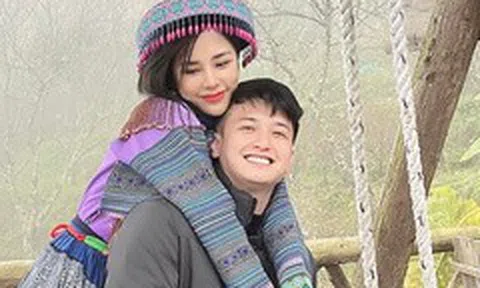 MC Bạch Lan Phương ôm vai bạn trai kém 6 tuổi Huỳnh Anh