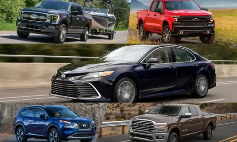 10 ô tô bán chạy nhất tại Mỹ năm 2021: Xe Nhật áp đảo