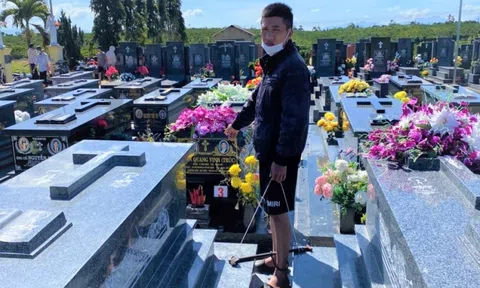 Thanh niên cướp tài sản người đi viếng nghĩa trang