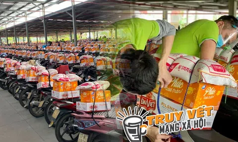 Xôn xao hình ảnh "thưởng Tết công ty nhà người ta"