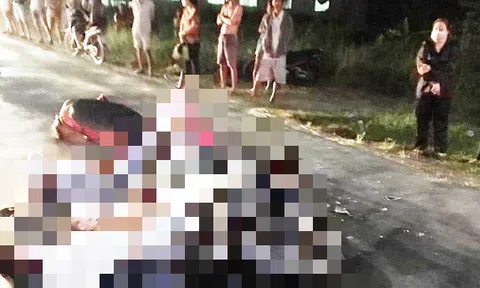 Xe máy tông nhau, 2 người chết và 3 người bị thương