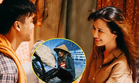 Hari Won gây bất ngờ với hình ảnh nhặt ve chai, khóc nức nở dưới mưa