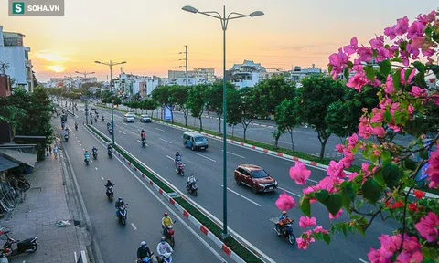 Tuyến đường 12 làn xe rộng, đẹp nhất TP.HCM