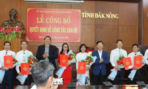 Đắk Nông điều động, bổ nhiệm hàng loạt Phó Giám đốc Sở