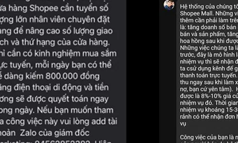 Mạo danh sàn thương mại điện tử để lừa đảo hàng trăm triệu đồng