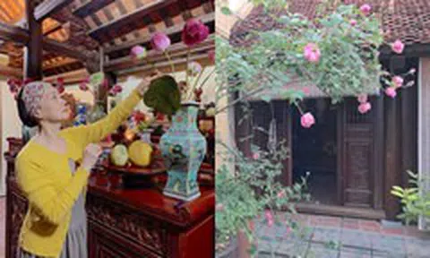 Không gian sống tinh tế ở Tây Hồ của NSND Lê Khanh