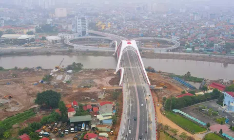 Cận cảnh 'siêu cầu' 2.200 tỷ vừa mới thông xe ở Hải Phòng