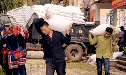 Xuất cấp hơn 21.487 tấn gạo hỗ trợ người dân dịp Tết Nguyên đán