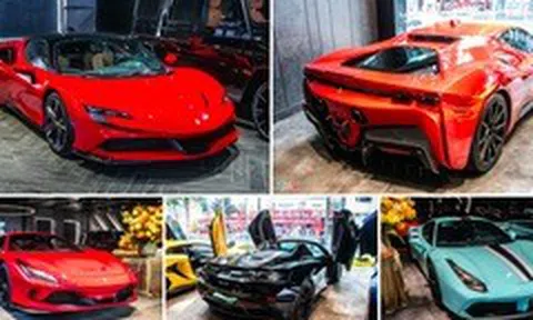 Bên trong showroom bày bán hàng loạt siêu xe tại TP.HCM