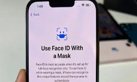 Apple nâng cấp khả năng mở khoá Face ID khi đeo khẩu trang