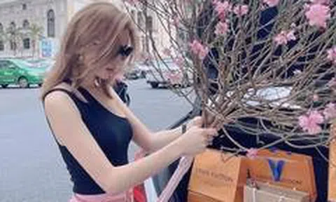 Hạnh Sino chi hàng trăm triệu sắm Tết