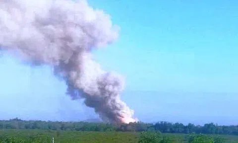 Nổ kho đạn K870, hiện trường đang được phong tỏa nghiêm ngặt