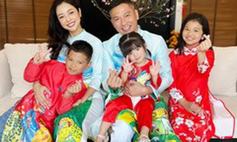 Jennifer Phạm cùng chồng đại gia và 3 con đón Tết ở Phú Quốc