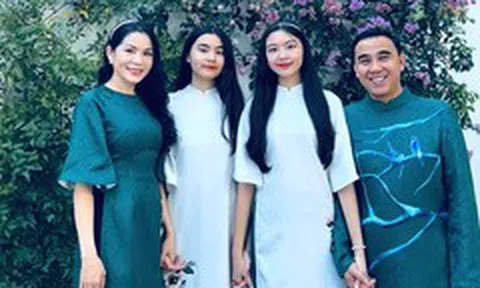 Hai con gái MC Quyền Linh xinh xuất sắc, cao vượt cả bố mẹ