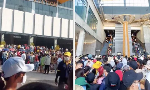 Núi Bà Đen đông "kinh hoàng" ngày đầu năm: Nhiều xe quay đầu vì đường kẹt cả cây số, có gia đình còn… cắm trại dưới chân núi