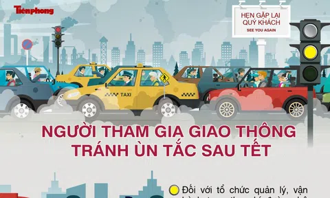 Để tránh tắc đường khi trở lại thành phố sau Tết, nên lưu ý điều này