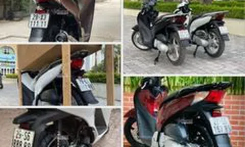 Loạt xe Honda SH biển VIP giá đắt đỏ gây sốt trong năm 2021