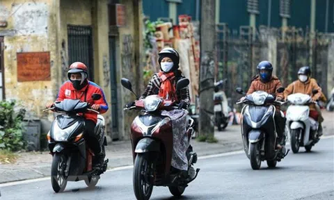 Mùng 4 Tết, không khí lạnh tăng cường xuống miền Bắc, ngày mai Hà Nội có lúc còn 10 độ