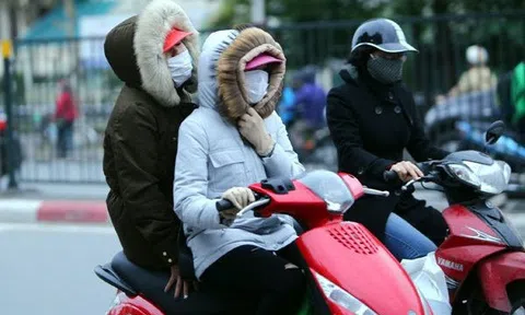 Không khí lạnh tăng cường, miền Bắc có mưa rào và rét hại dưới 6 độ C