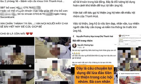 Cảnh báo lừa đảo từ thiện tinh vi qua mạng xã hội Facebook