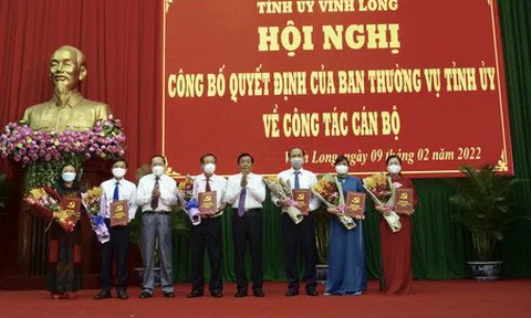Vĩnh Long luân chuyển, bổ nhiệm nhiều lãnh đạo chủ chốt
