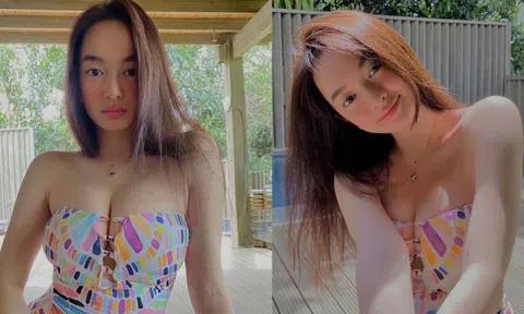 Kaity Nguyễn diện áo tắm khoe dáng nóng bỏng