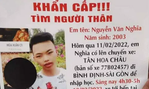 Đến TP HCM nhập học, nam sinh viên mất tích bí ẩn