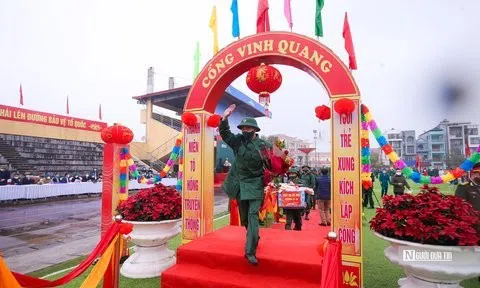 Hà Nội: Hơn 4.300 thanh niên lên đường nhập ngũ