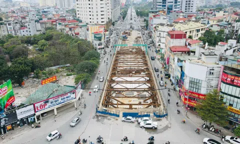 Toàn cảnh dự án hầm chui 700 tỷ đồng ở Hà Nội dần hình thành