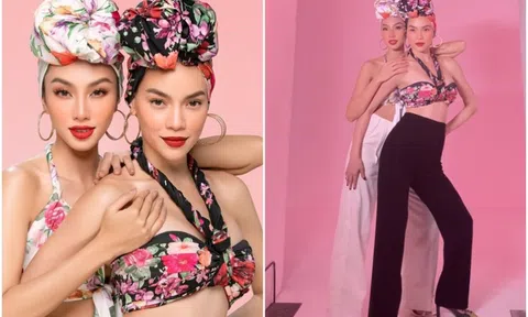 Hoa hậu Thùy Tiên 'đọ sắc' nóng bỏng với Hồ Ngọc Hà