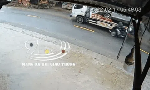 Clip: Sau cú tông kinh hoàng của cô gái, 2 người nằm bất động, người đàn ông gãy xương