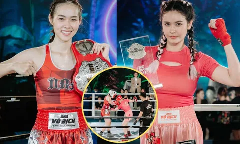 Diệp Bảo Ngọc 'giáp lá cà', hạ gục Trương Quỳnh Anh trên võ đài