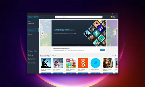 Kho ứng dụng Android đã có mặt trên Windows 11