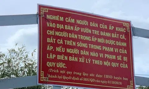 Xôn xao chuyện cấm người ấp này qua ấp kia bắt cá ở Cà Mau