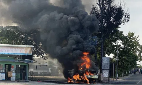 Bộ trưởng Nguyễn Văn Thể khen tài xế dũng cảm lái xe bồn đang cháy khỏi cây xăng