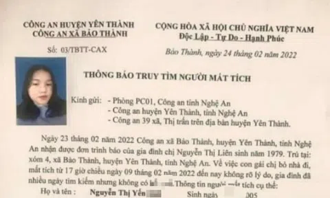 Nữ sinh lớp 11 “mất tích” bí ẩn sau khi rời nhà