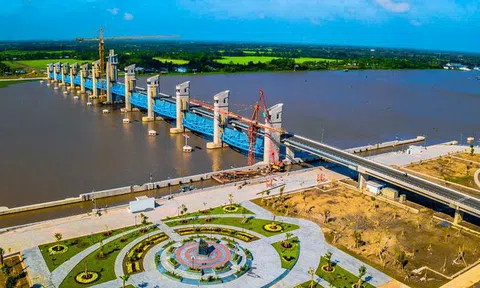 Ngắm siêu công trình thủy lợi Cái Lớn - Cái Bé trước ‘giờ G’ khánh thành