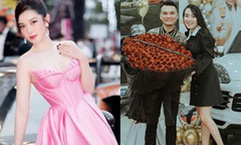 Huyền My gợi cảm bên siêu xe 200 tỷ, Khắc Việt tặng vợ siêu xe 7 tỷ