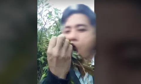 Người đàn ông tự quay cảnh ăn lá ngón tự tử